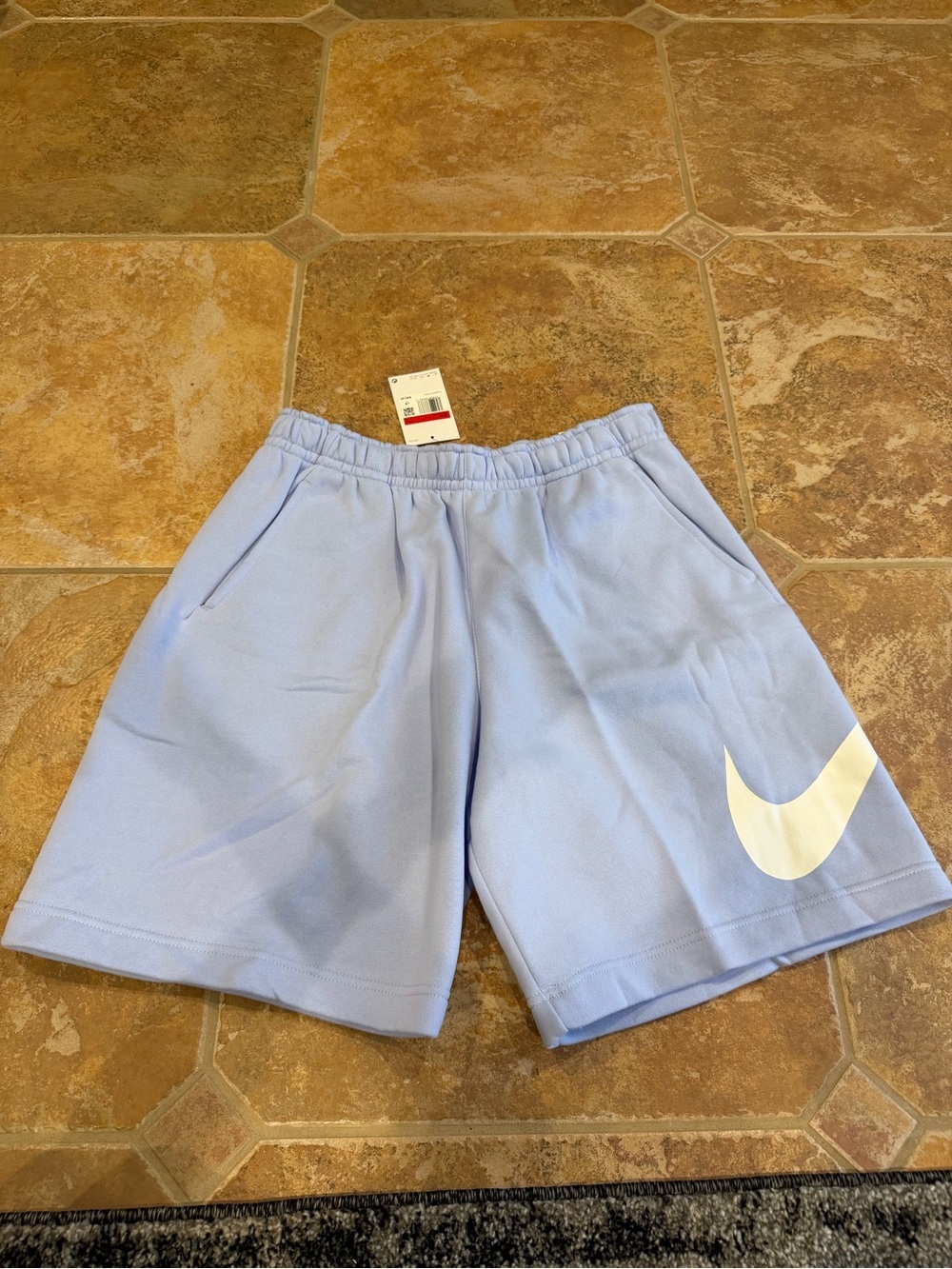 Nike Men’s Light Blue Sweat Shorts